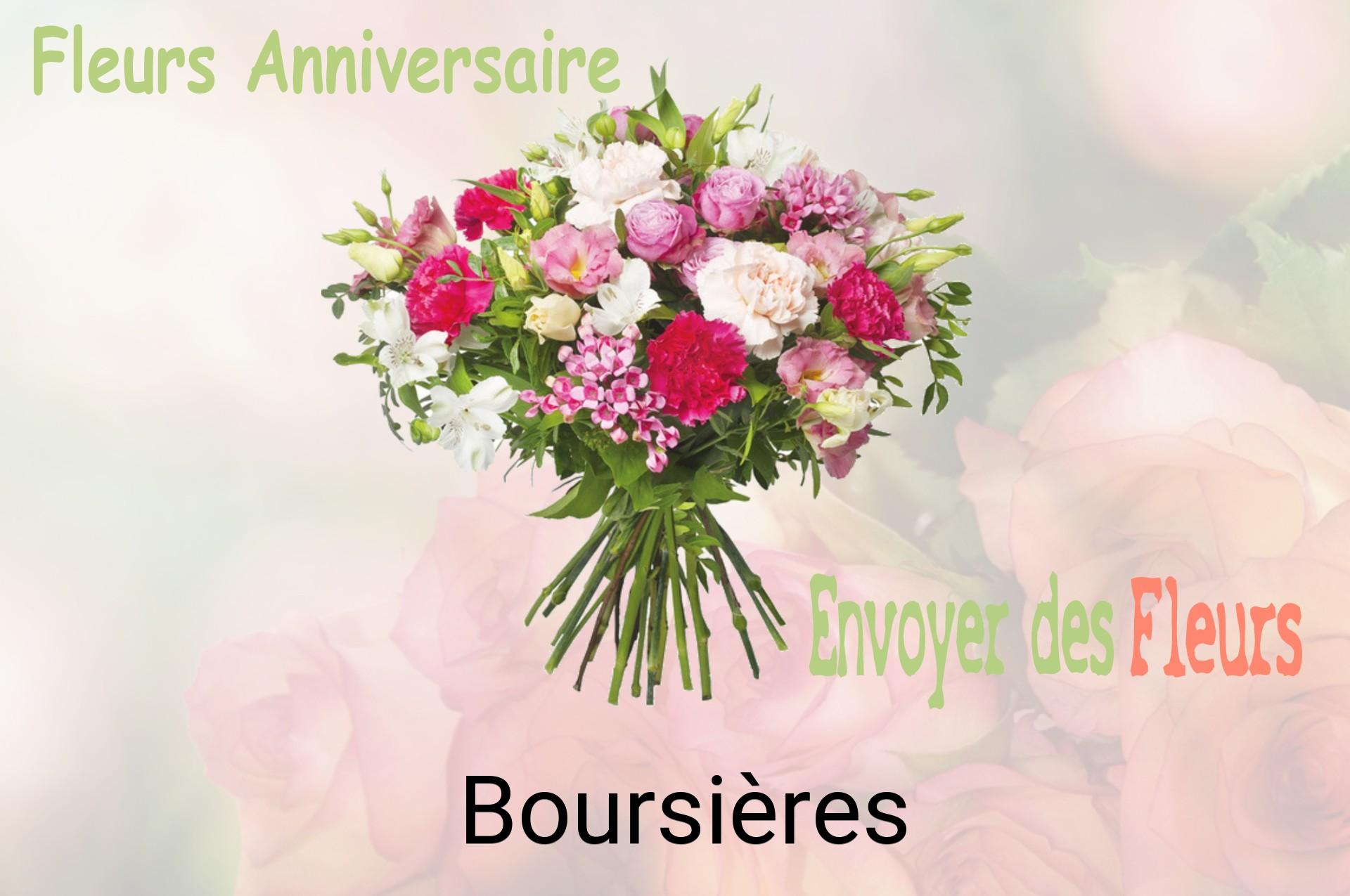 Bouquet de fleurs d’anniversaire livré à Boursières